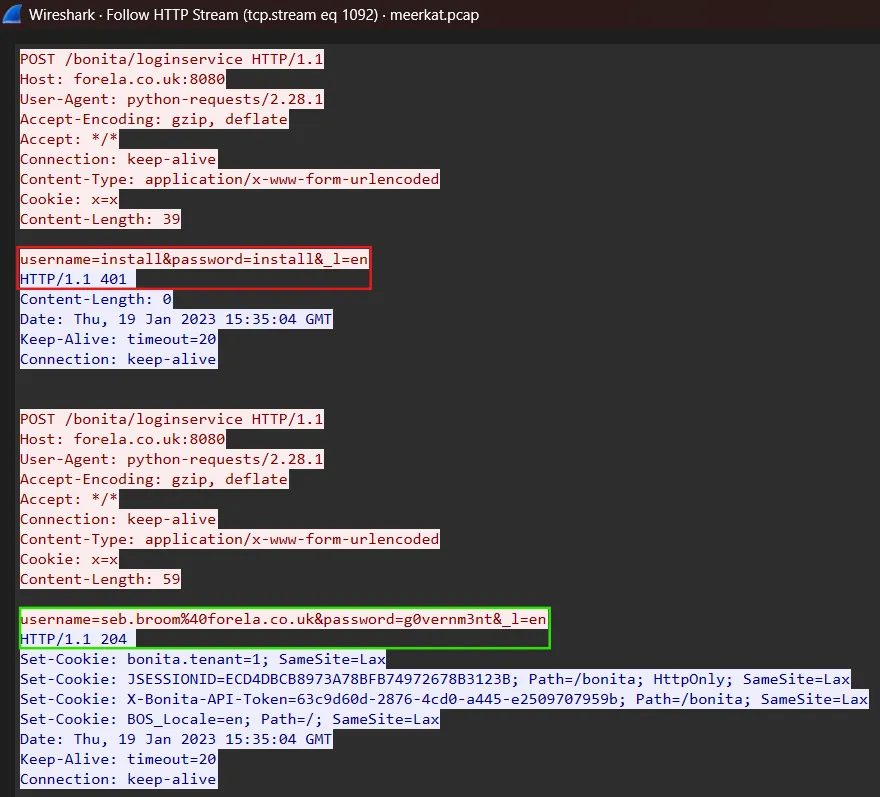 _Successful Login Attempt Credentials